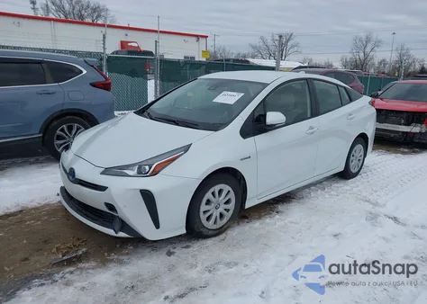 2021 Toyota Prius Le from USA, damaged, VIN JTDKAMFUXM3143680